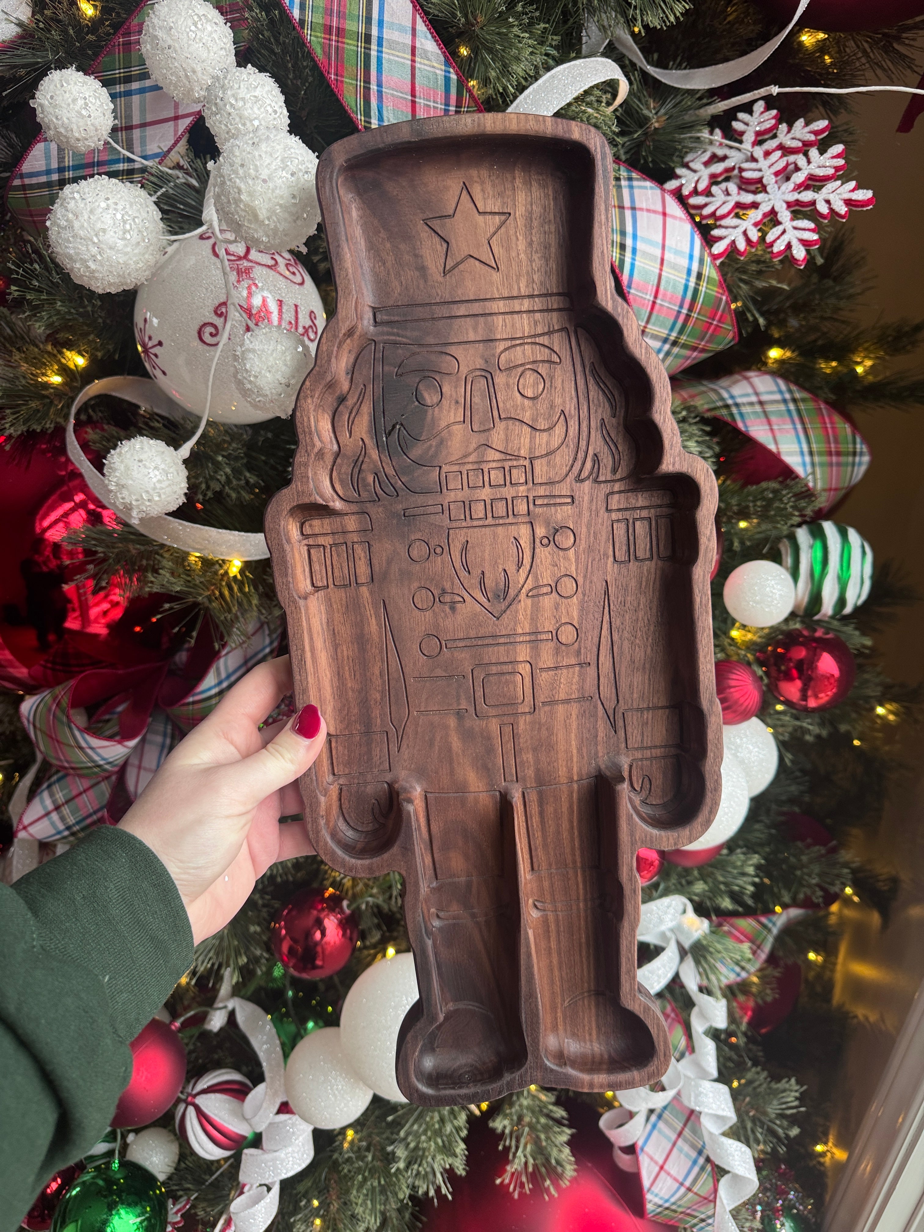 18” Nutcracker Serving Tray