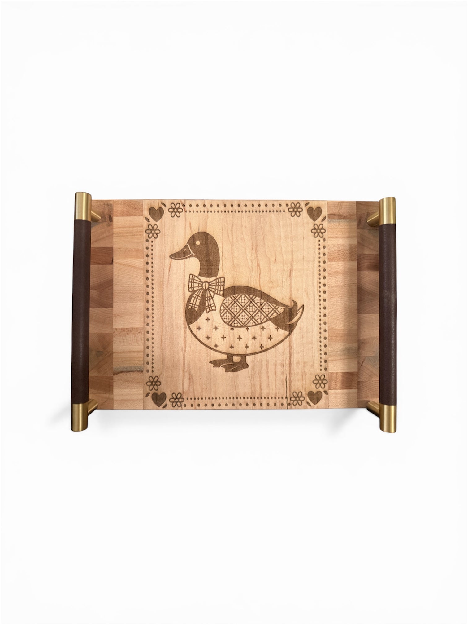 Quilted Duck with Handles