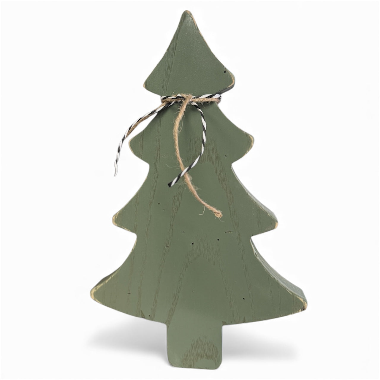 Sage Green Ash Wood Tree Décor