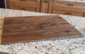 Solid Walnut Stovetop Cover (Grooved Handles, Handcrafted)