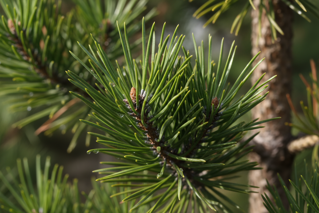 pine tree leaves
